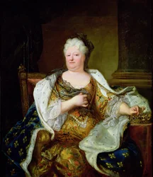 A bajor Elizabeth Charlotte, Orléans hercegnőjének portréja